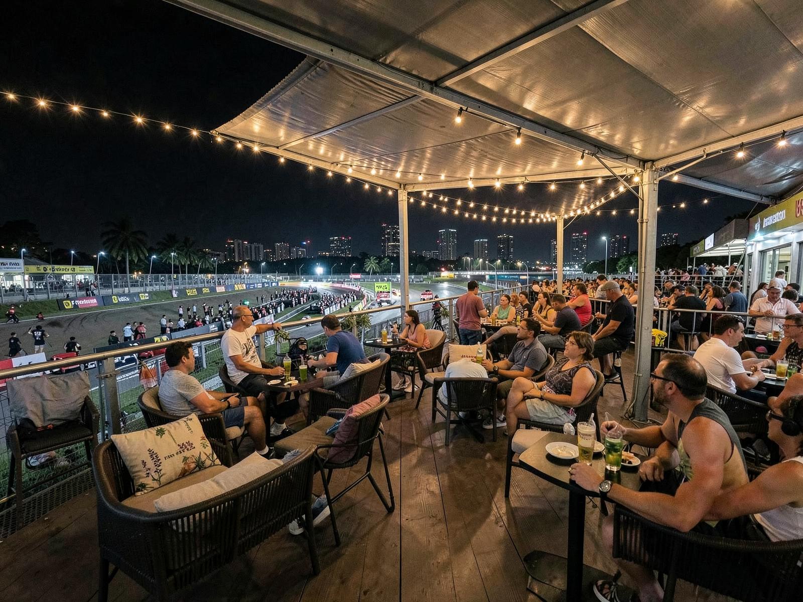 Driver's Right Lounge — Outdoor